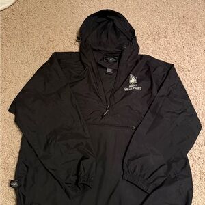 Army West Point Black Windbreaker Jacket